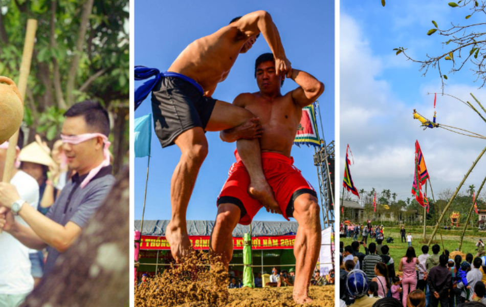 Traditional games during Tet